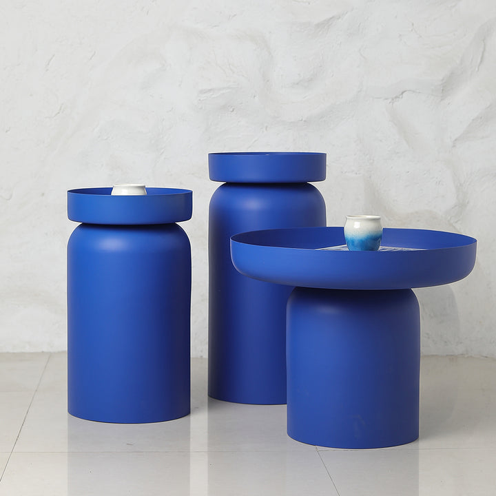 The New York Table Set of 3 Lista Blue