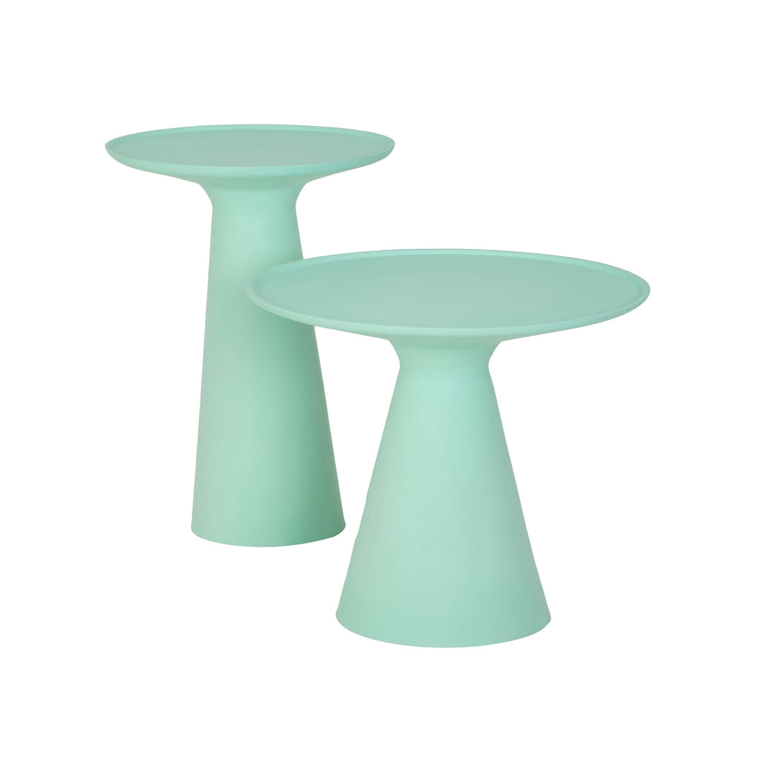 Belgrade Accent Table Set of 2 Cool Green