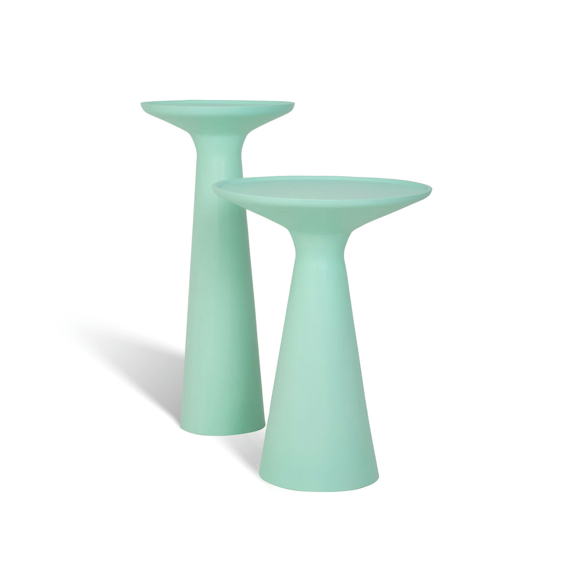 Belgrade Accent Table Set of 2 Cool Green