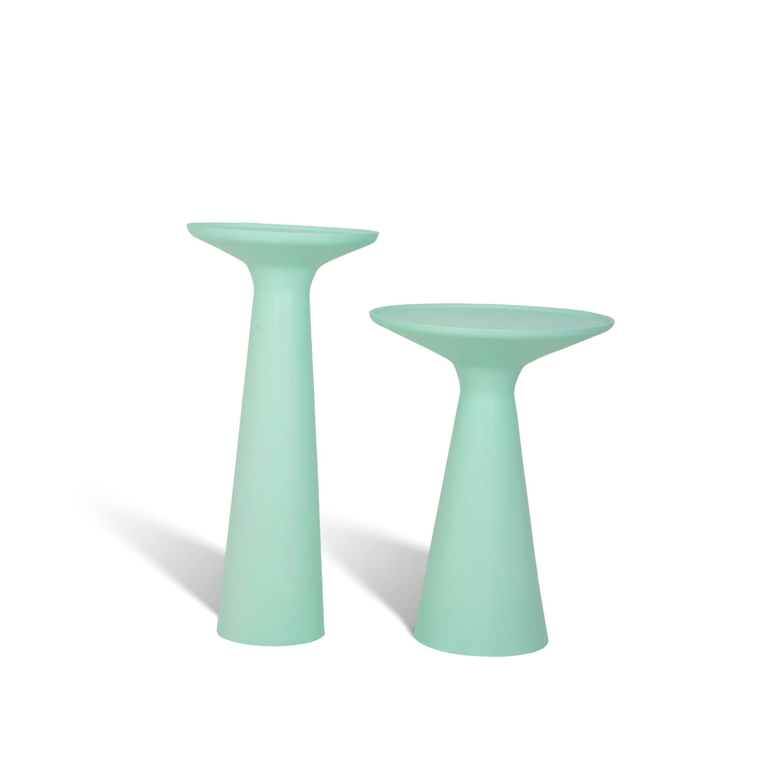 Belgrade Accent Table Set of 2 Cool Green