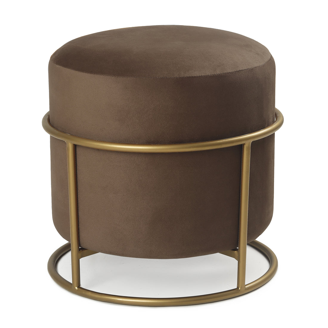 Miles 2 in 1 Pouffe Gold with Taupe