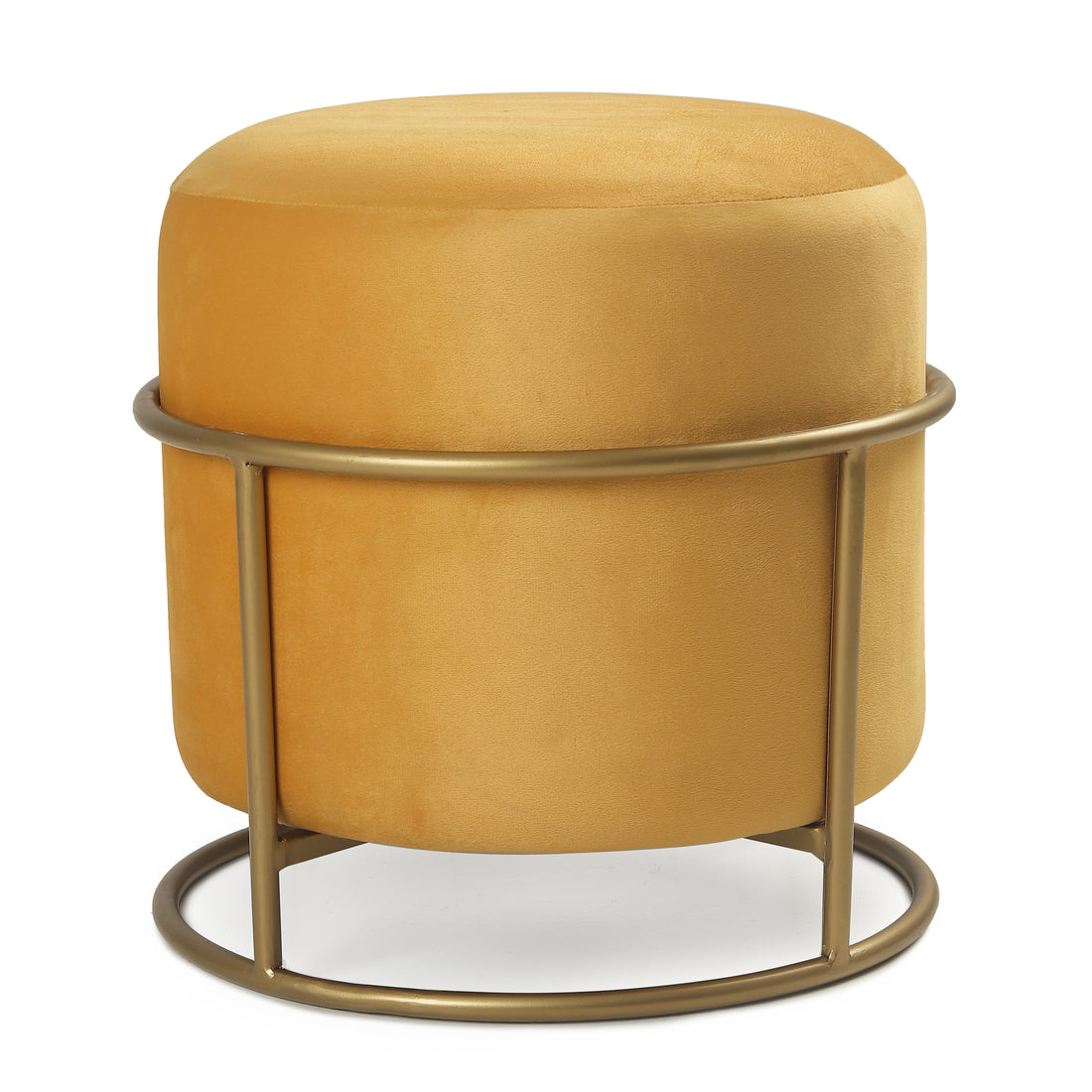 Miles 2 in 1 Pouffe Gold with Yellow